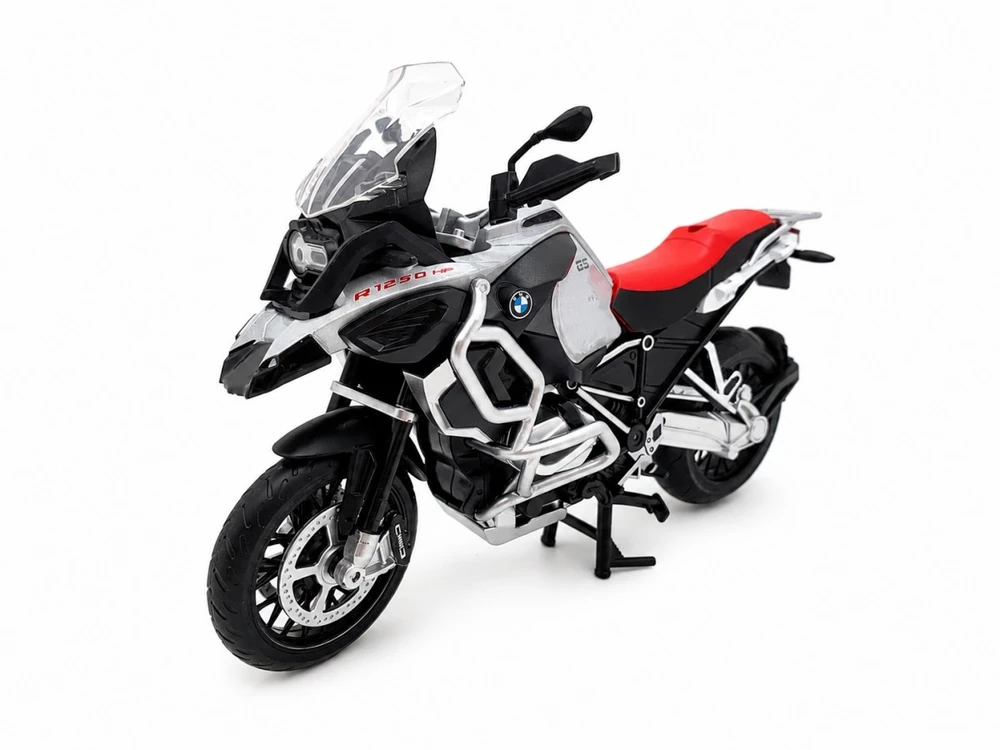 Pulio Motocykl msz 1/12 bmw r125gs adventure sidabrinė