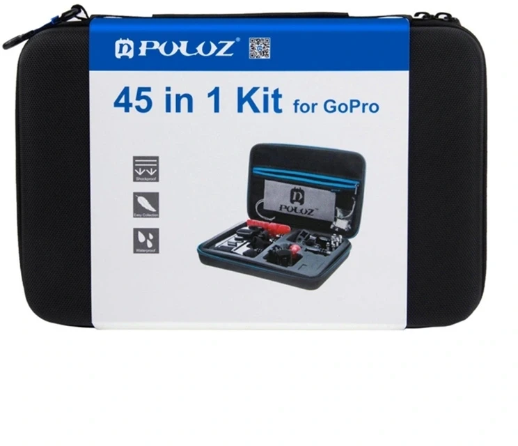 PULUZ 45 viename pilnas priedų rinkinys PKT10