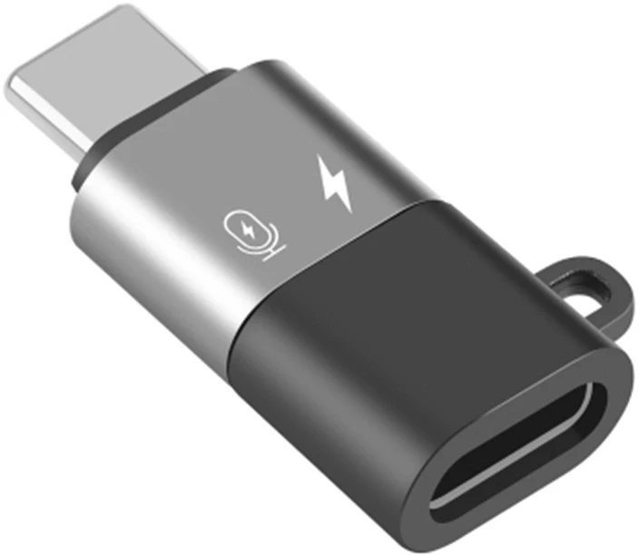 Puluz 8-Pin to USB-C OTG Adapteris (Juodas)