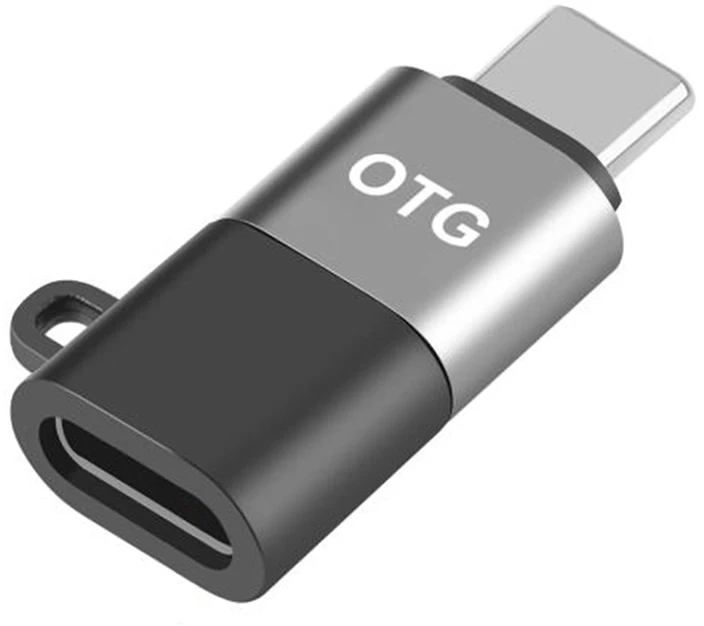 Puluz 8-Pin to USB-C OTG Adapteris (Juodas)
