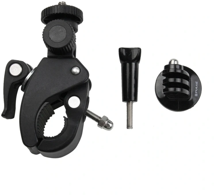 Puluz Handlebar Mount for Action Cameras with Tripod Thread (Juodas)