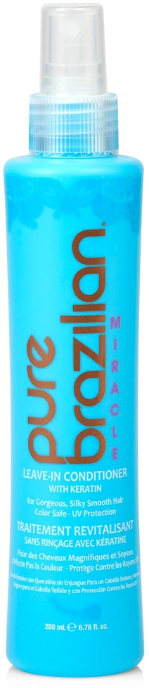 Nenuplaunamas kondicionierius Pure Brazillian Miracle, su keratinu, 200 ml