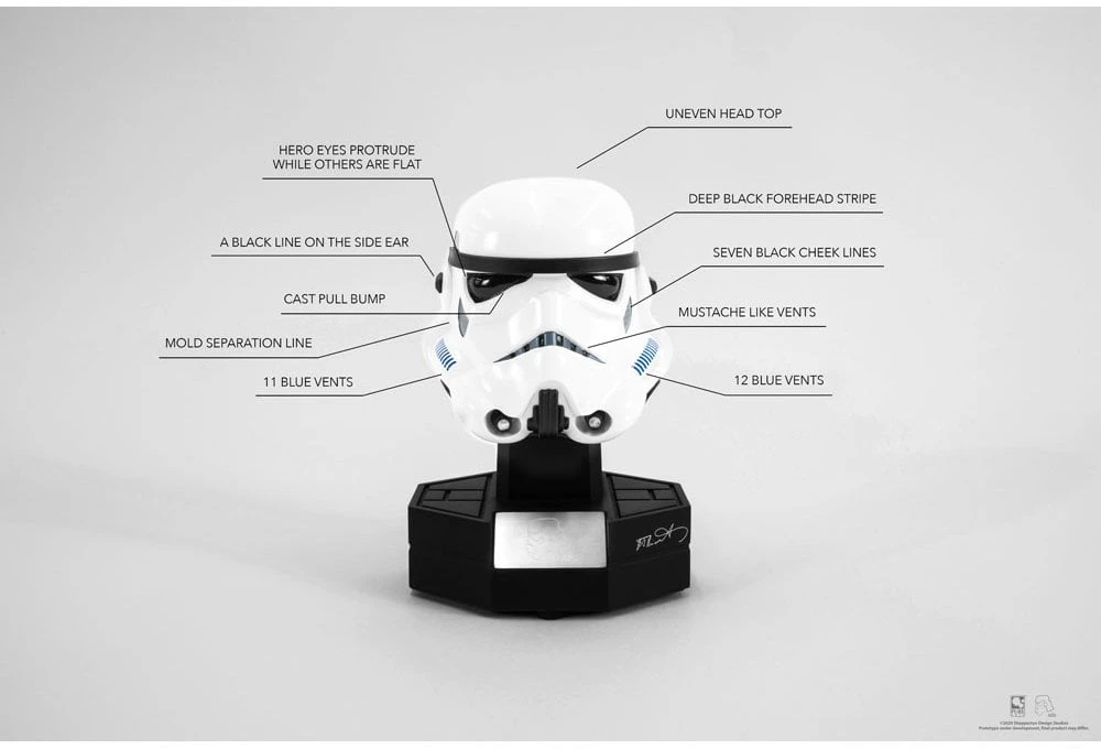 Purearts StarWars Original StormTrooper Šalmas 1:3 Replika