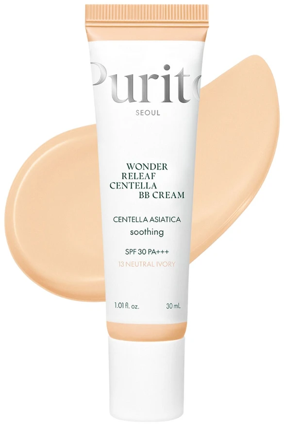Purito Seoul Wonder Releaf Centella BB Kreminis SPF30 PA+++ #13 Neutral Ivory, 30 ml