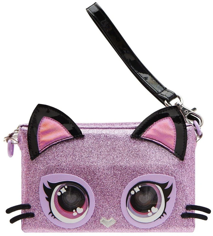 PURSE PETS Interaktyvi blizgi rankinė - Katytė