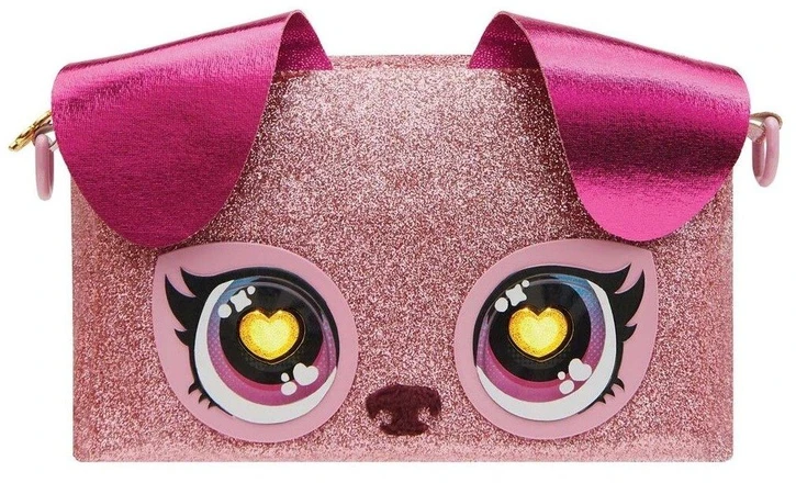 PURSE PETS Interaktyvi blizgi rankinė - Šuniukas