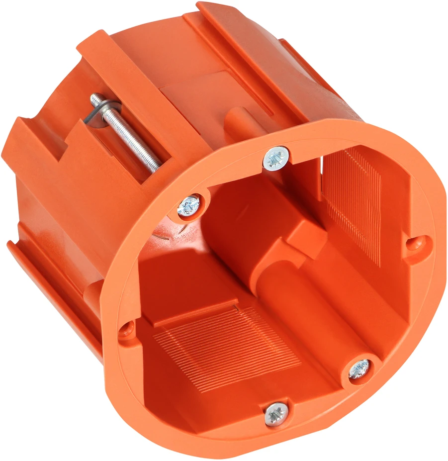 Puszka 60 mm gylio įleidžiamoji dėžutė gipso kartono plokštėms