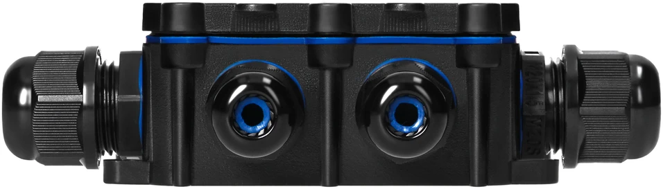 Orno Puszka Dėžutė be išpjovos HD IP68, 0,75–4,0 mm?, 2 M20 ir 2 M16 jungtys, T formos