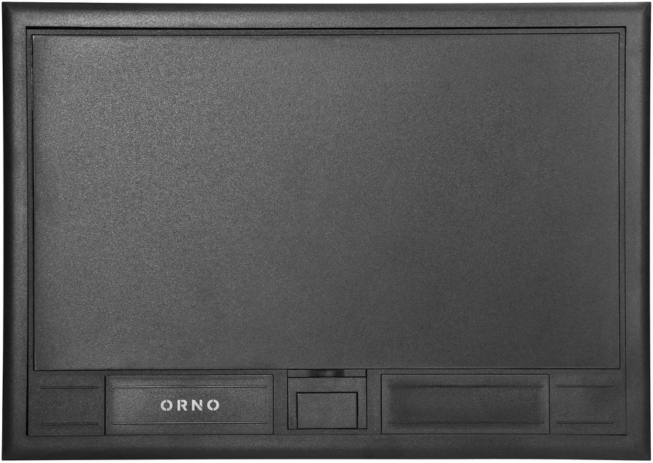 Orno Puszka Grindų dėžutė moduliniams lizdams 8 x 45 x 45 mm arba 16 x 22,5 x 45 mm, dangtelis: plastikinis, juodas