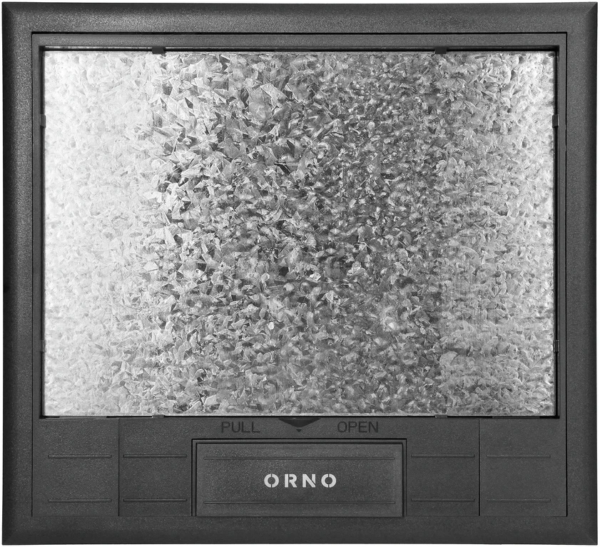 Orno Puszka Grindų dėžutė moduliniams lizdams 6 x 45x45 mm arba 12 x 22,5x45 mm, dangtelis: pagamintas iš natūralios medžiagos, juodas