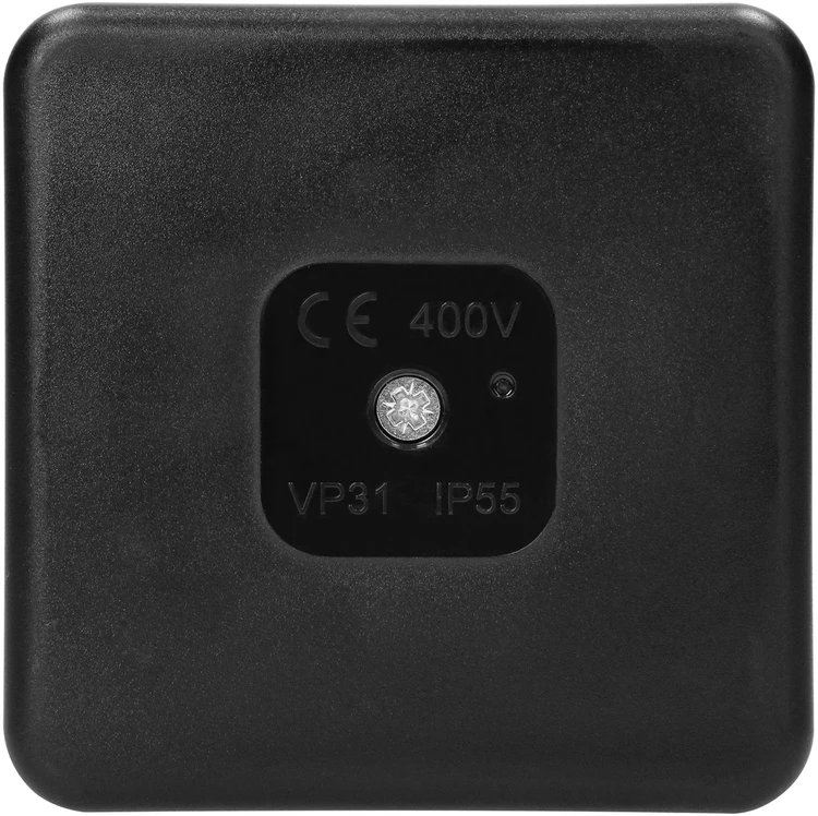 Orno Puszka PRO skirstomoji dėžutė, IP55, 400V, 12 įėjimų, 85x85x37mm, juoda