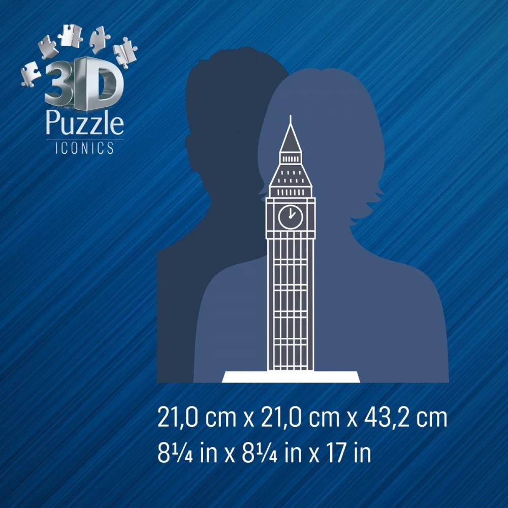 Ravensburger Puzzle 3D dėlionė „Big Benas“ Londone