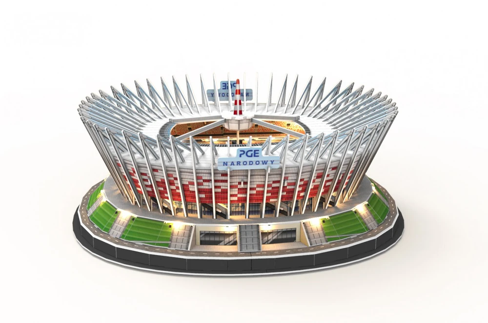 CubicFun 3D dėlionė PGE nacionalinė LED versija