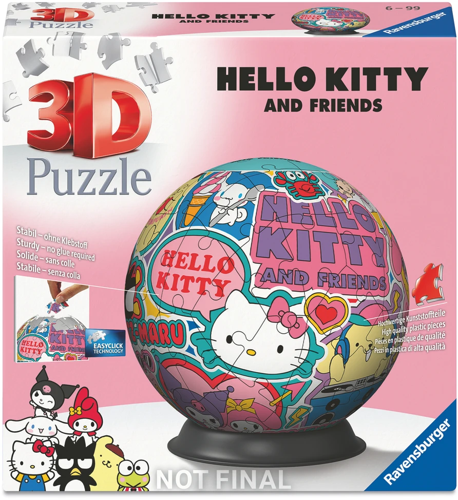 Ravensburger 3D Dėlionė 73 vnt. - Hello Kitty