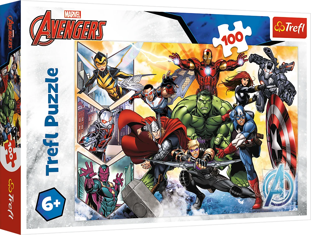 Trefl Dėlionė 100 vnt. - Keršytojai (The Avengers)