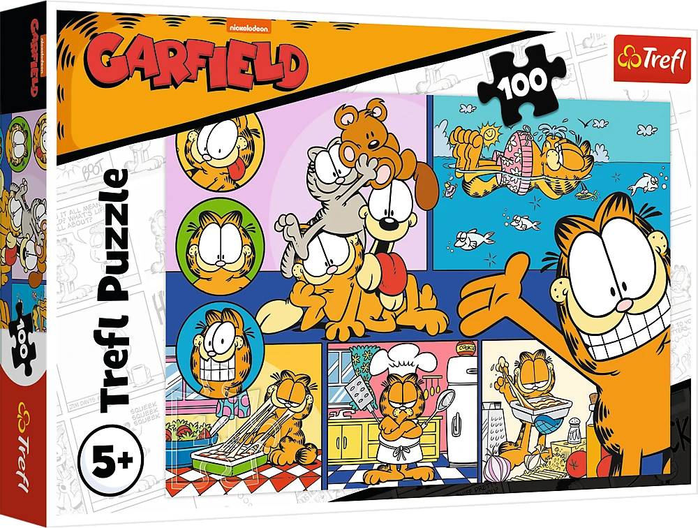 TREFL GARFIELD Dėlionė, 100 det.