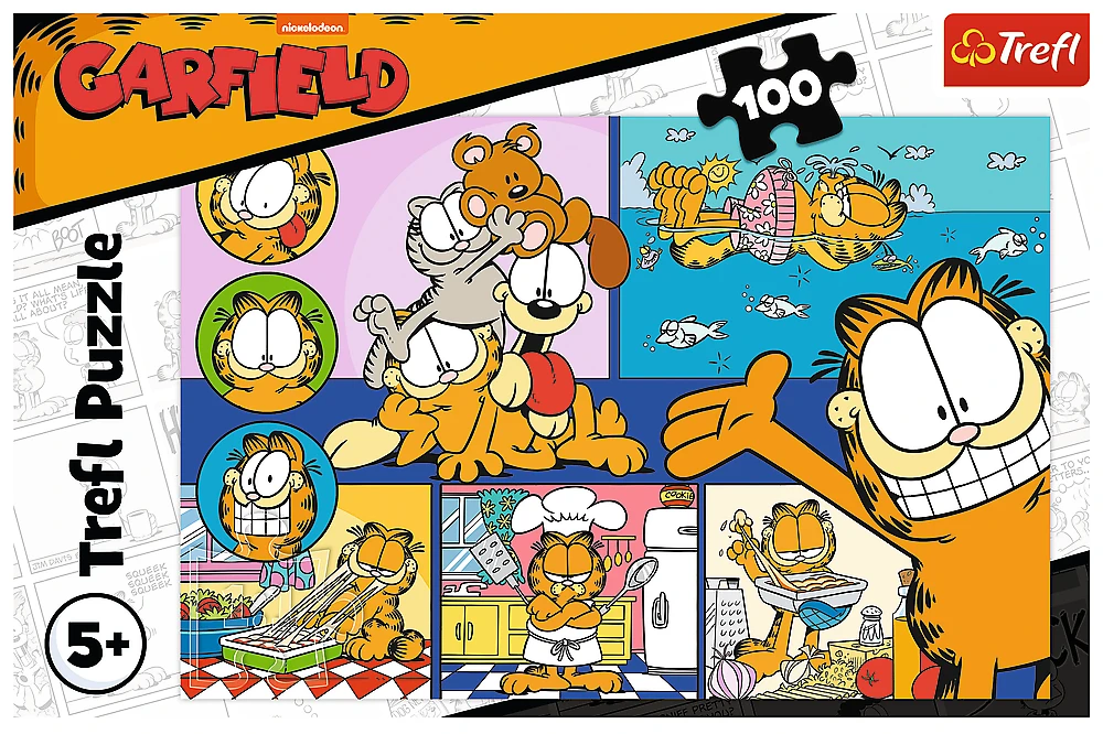 TREFL GARFIELD Dėlionė, 100 det.