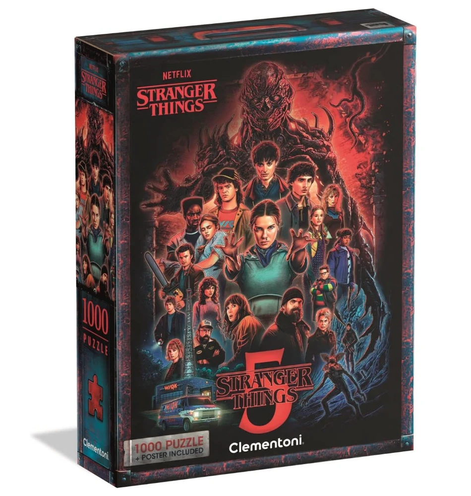 Dėlionė Clementoni Stranger Things, 40 cm x 30 cm, 1000 vnt.