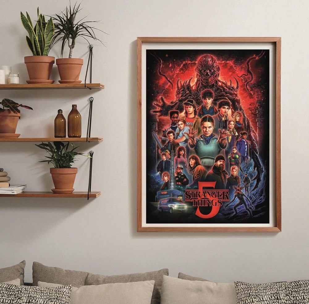 Dėlionė Clementoni Stranger Things, 40 cm x 30 cm, 1000 vnt.