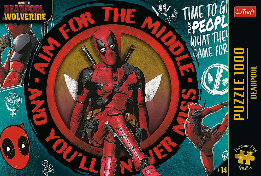 Trefl Dėlionė 1000 vnt. - Deadpool