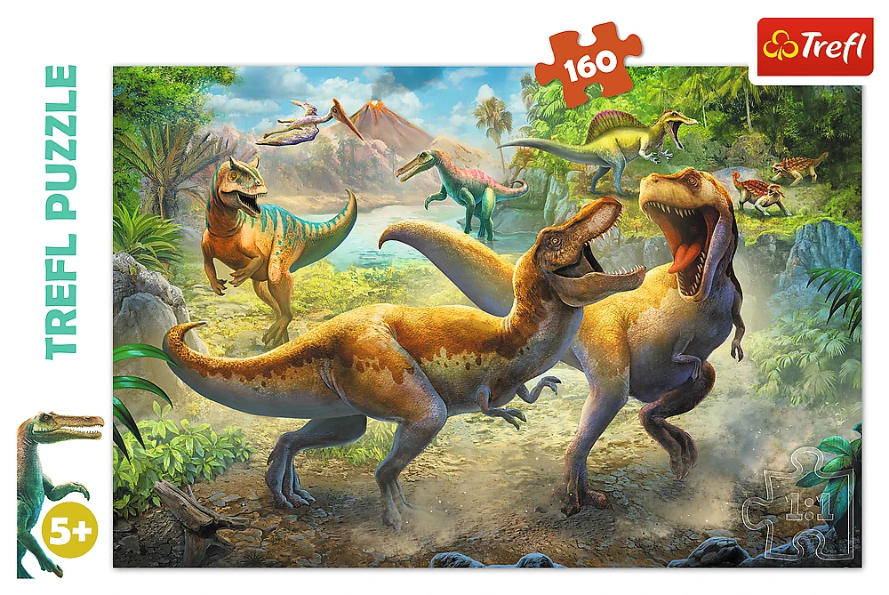 Trefl Dėlionė 160 vnt. - Dinozaurai