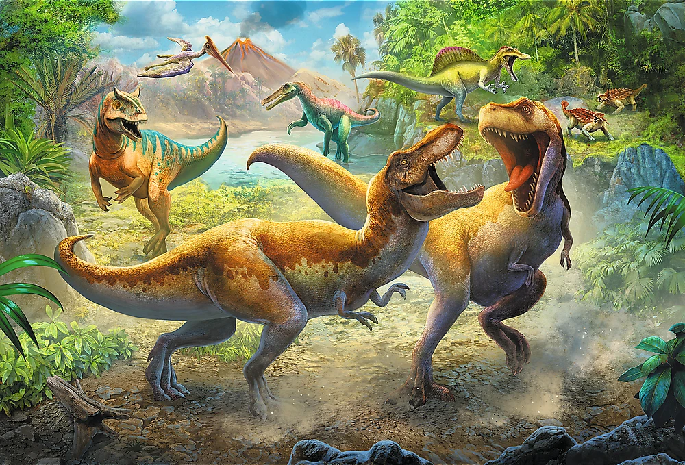 Trefl Dėlionė 160 vnt. - Dinozaurai
