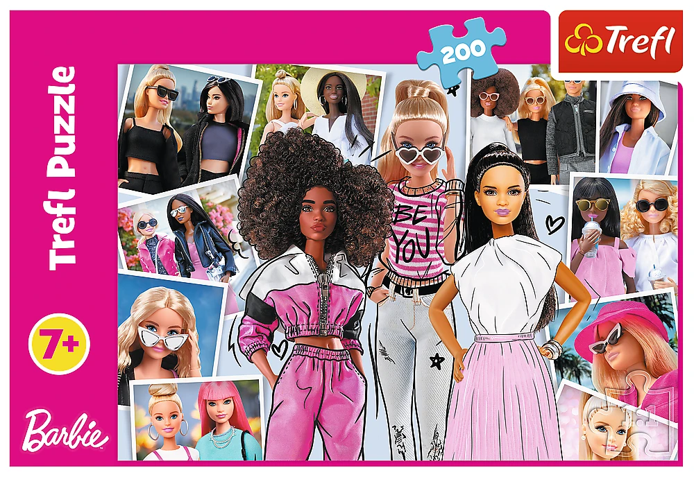 Trefl dėlionė 200 vnt. - Barbie