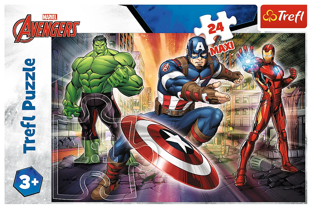 Trefl Dėlionė 24 vnt. - Keršytojai (The Avengers)