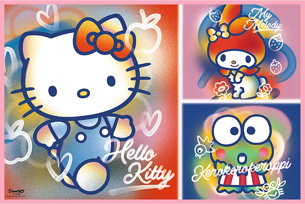 Trefl Dėlionė 2x200 vnt. - Hello Kitty ir draugai