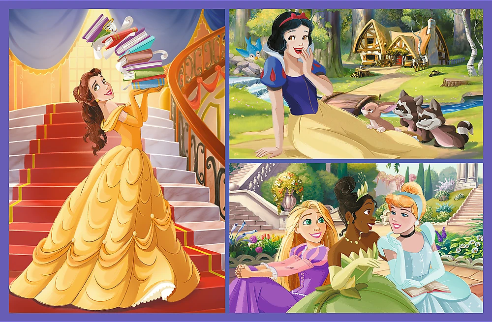 Trefl Dėlionė 2x70 vnt. - Disney princesės