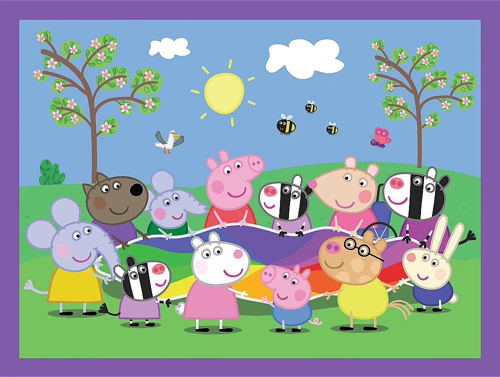 TREFL PEPPA PIG 30+ 48+ 24 memo kortelės, dėlionė-žaidimas „Pepa“