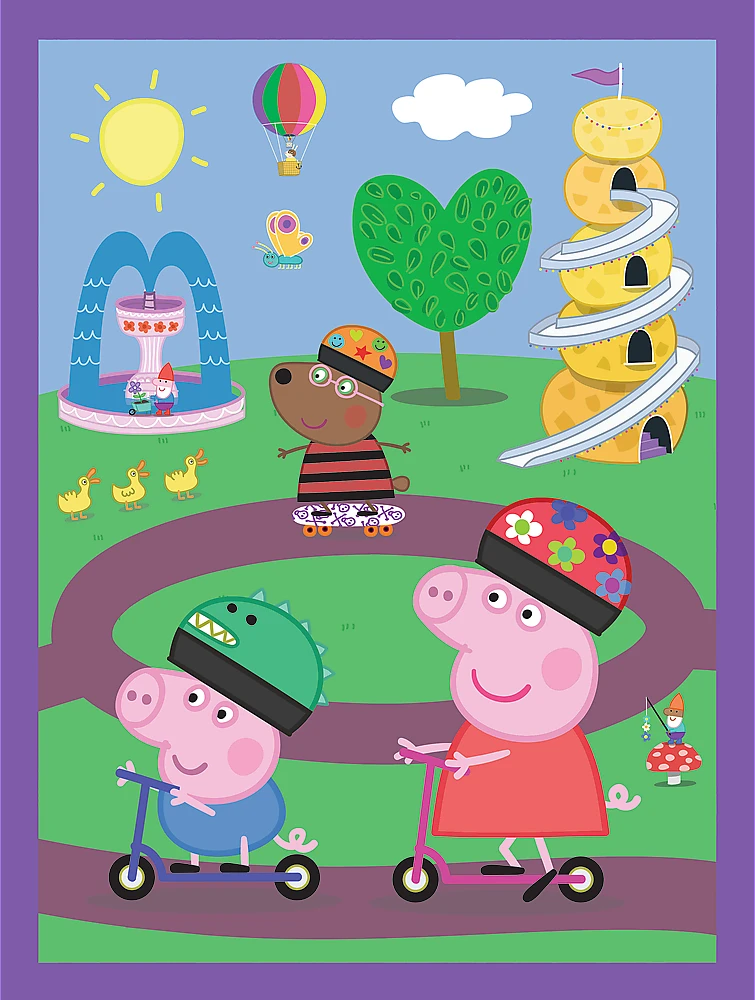 TREFL PEPPA PIG 30+ 48+ 24 memo kortelės, dėlionė-žaidimas „Pepa“