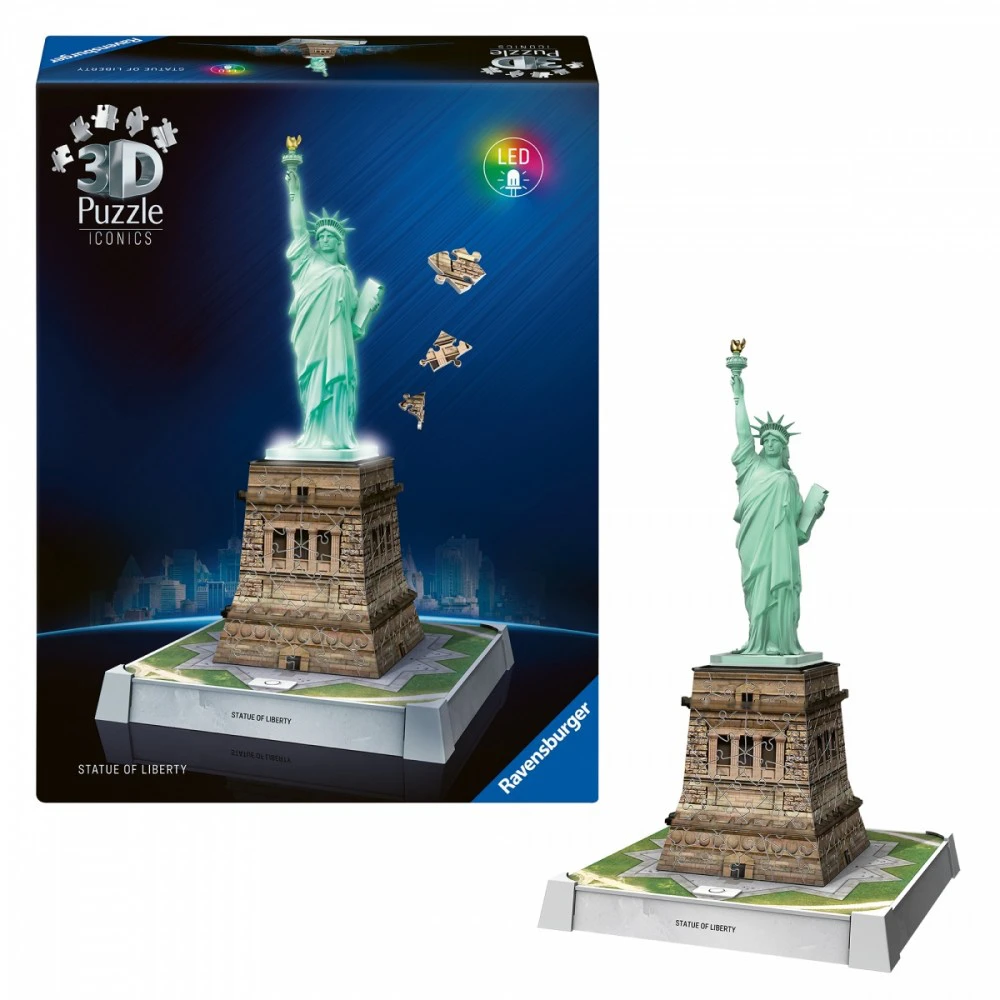 Ravensburger Puzzle Laisvės statulos 3D dėlionė