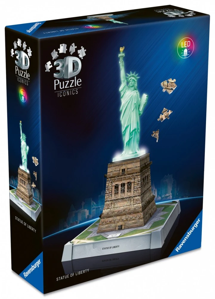 Ravensburger Puzzle Laisvės statulos 3D dėlionė