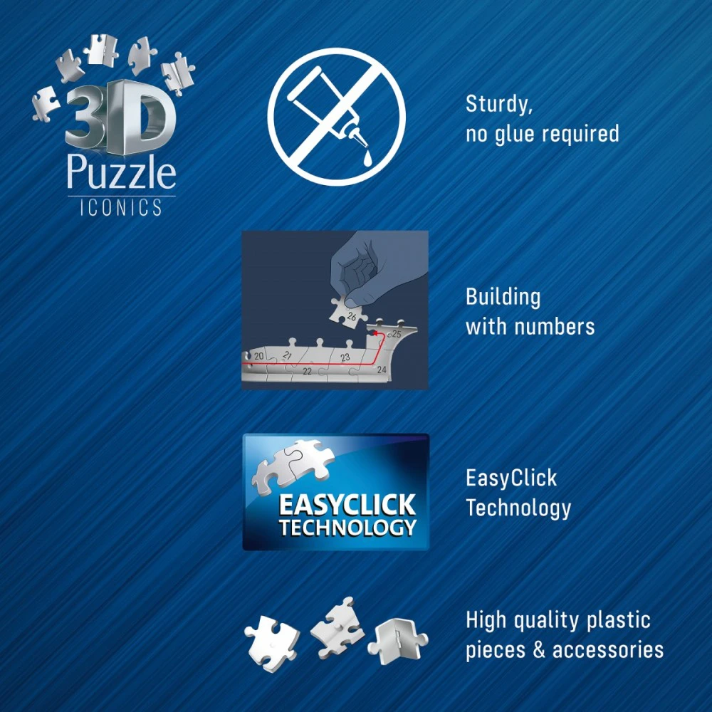 Ravensburger Puzzle Laisvės statulos 3D dėlionė