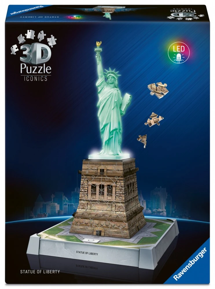 Ravensburger Puzzle Laisvės statulos 3D dėlionė
