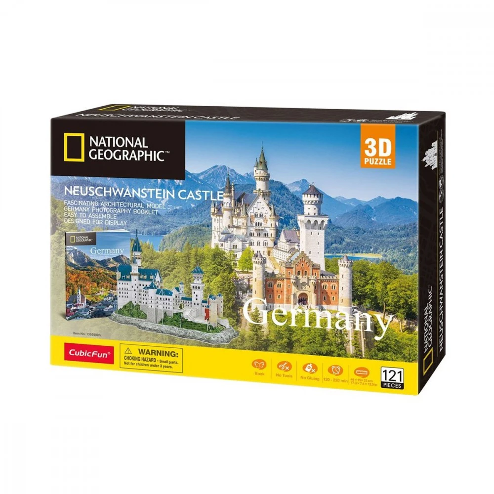 CUBICFUN 3D dėlionė „Neuschwanstein pilis“