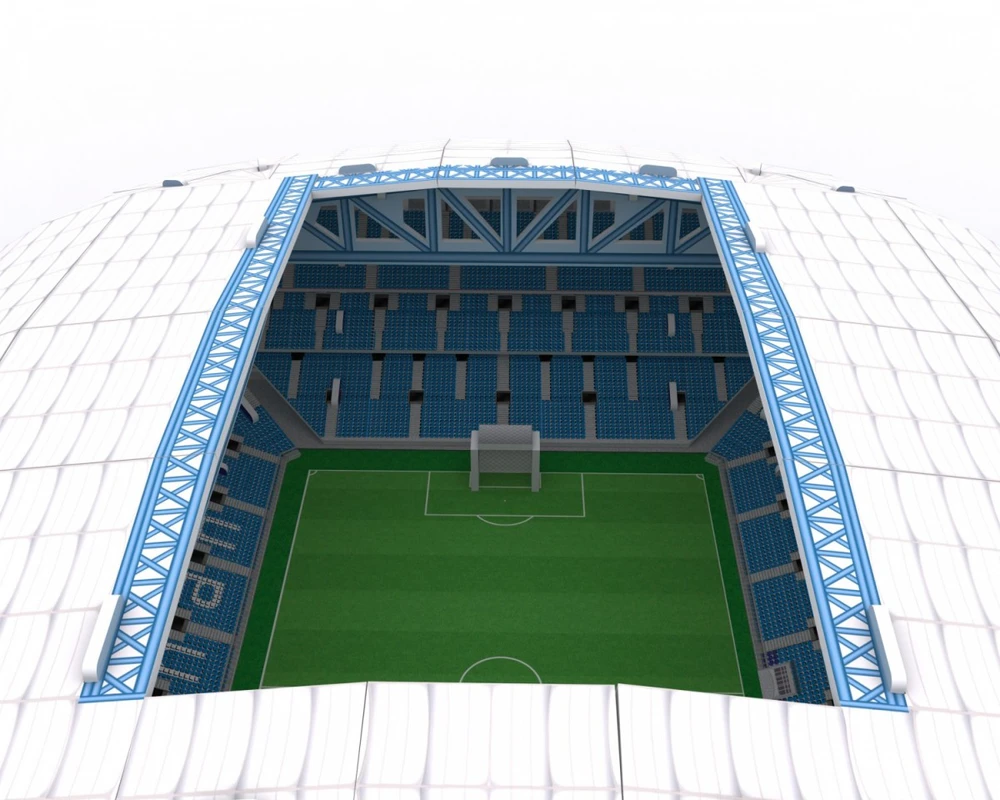 Dėlionė Puzzle Poznanės „Lech“ stadiono 3D galvosūkis