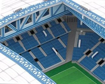 Dėlionė Puzzle Poznanės „Lech“ stadiono 3D galvosūkis