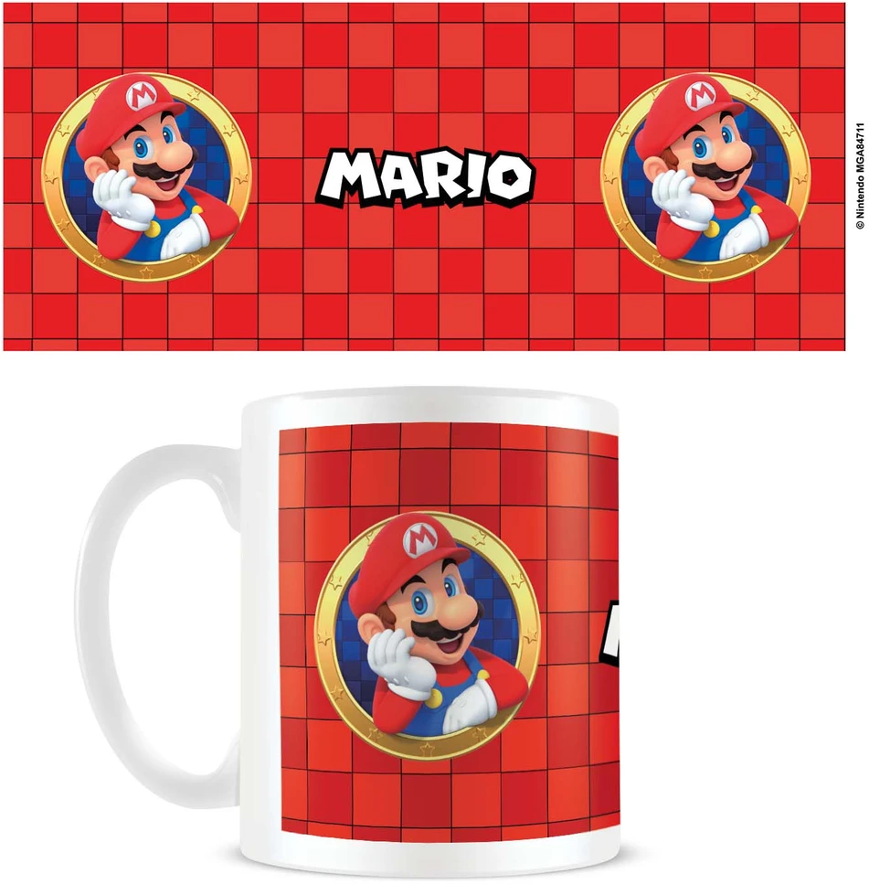 „Pyramid International“ – puodelis „Super Mario“ (Mario 3D Port) – baltas