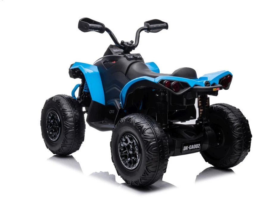 Lean Cars Vienvietis vaikiškas elektromobilis Quad, mėlynas