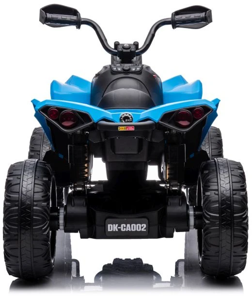 Lean Cars Vienvietis vaikiškas elektromobilis Quad, mėlynas