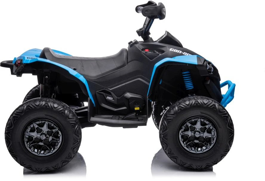 Lean Cars Vienvietis vaikiškas elektromobilis Quad, mėlynas