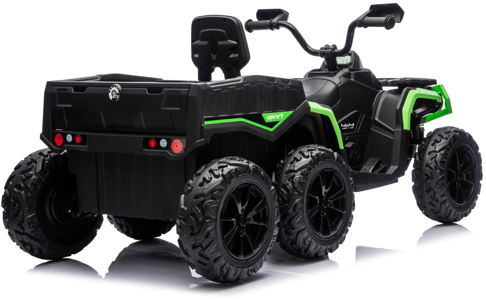 Lean Cars Keturratis 24 V žalias