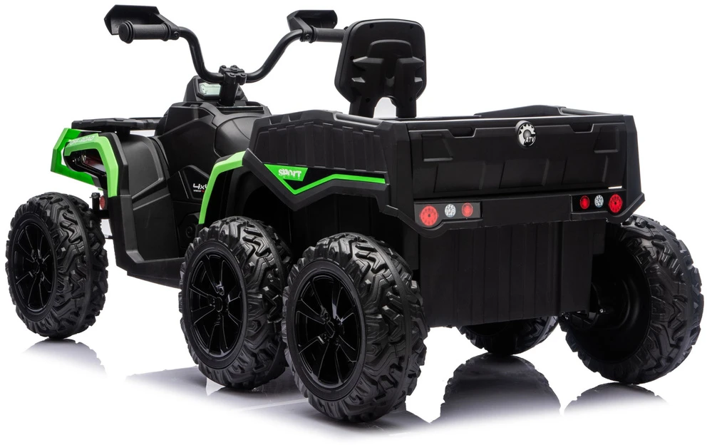 Lean Cars Keturratis 24 V žalias
