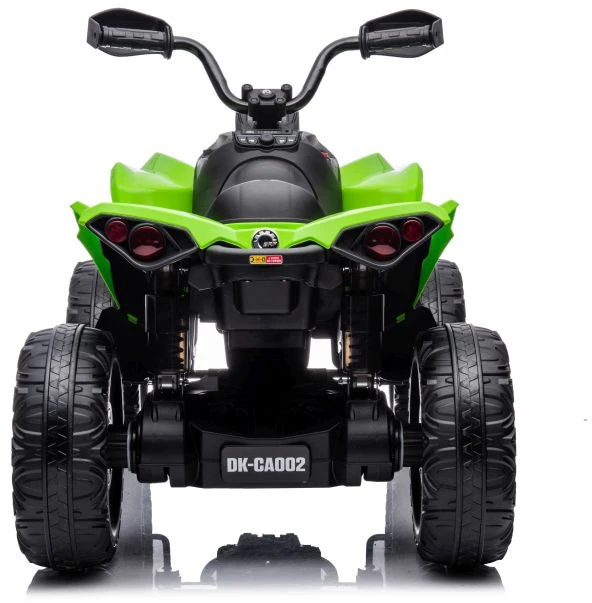 Lean Cars Akumuliatorinis keturratis- visureigis vaikams „Can-Am Renegade 4x4“, žalios spalvos