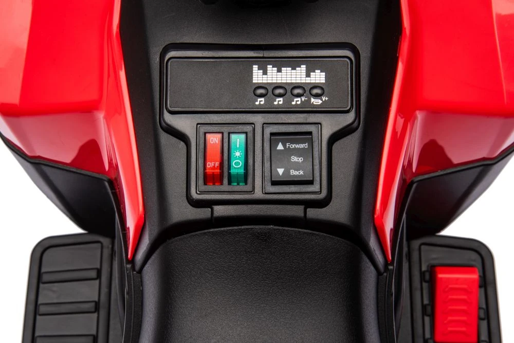 Lean Cars Vaikiškas akumuliatorinis keturratis LEAN GTS1155 – raudonas