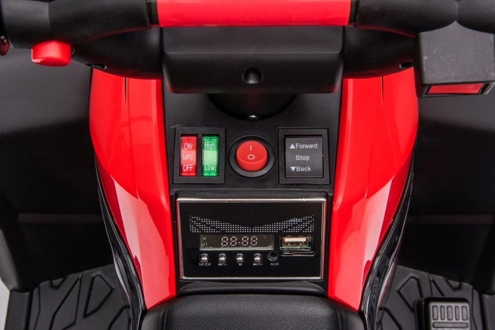 Lean Cars Quad Elektrinis keturratis HL568, Raudonos spalvos
