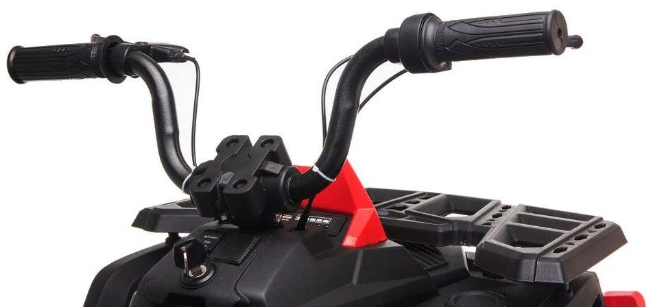 Lean Cars Elektrinis keturratis JC333 Raudonas