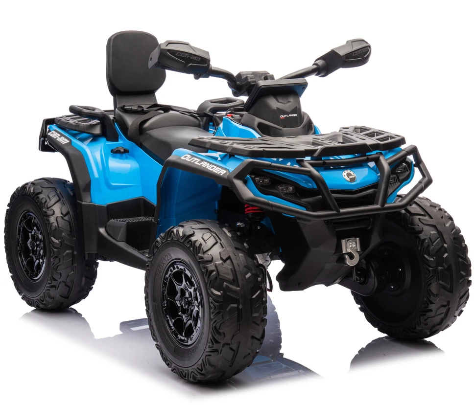 Lean Cars Vaikiškas keturratis Can Am Outlander 4x4 DK-CA005 mėlynas